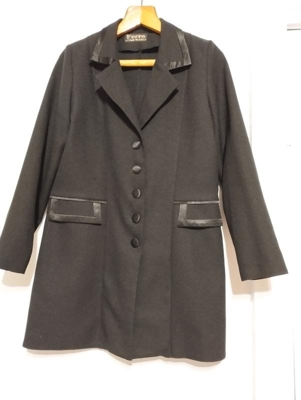 Women Ferre Long Blazer Black 46