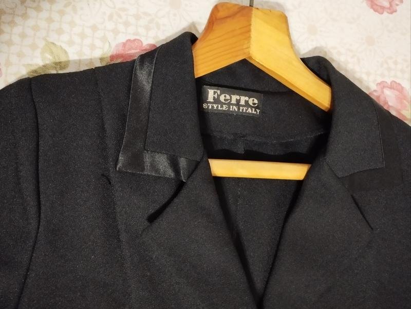 Women Ferre Long Blazer Black 46