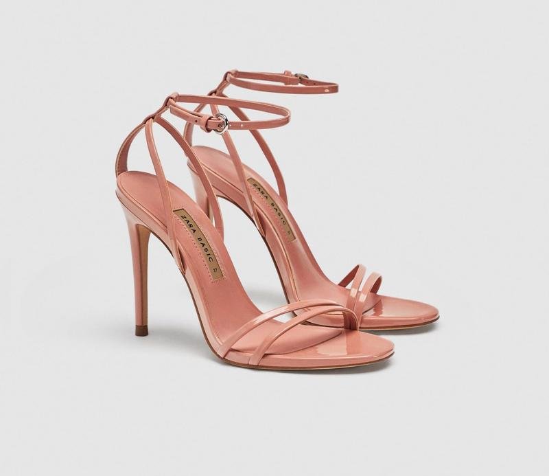 Donna ZARA Tacchi Rosa Pelle Sintetica 39