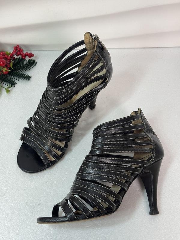 Femme Lider Talons Noir Cuir 39