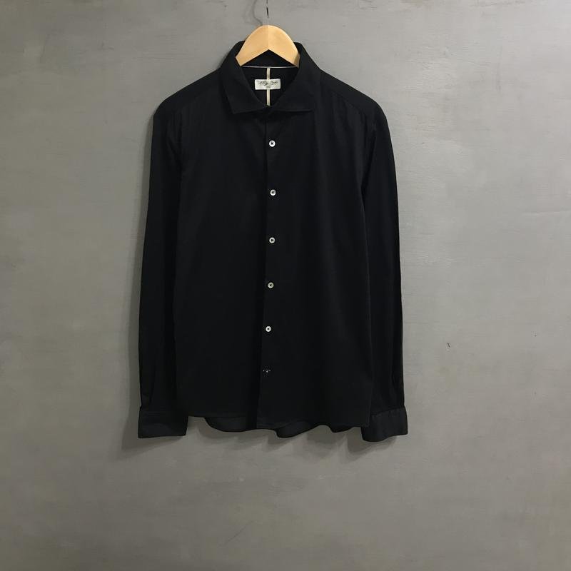 Мужской ALLEY DOCKS 963 Сорочка Чёрный Хлопок 42 /