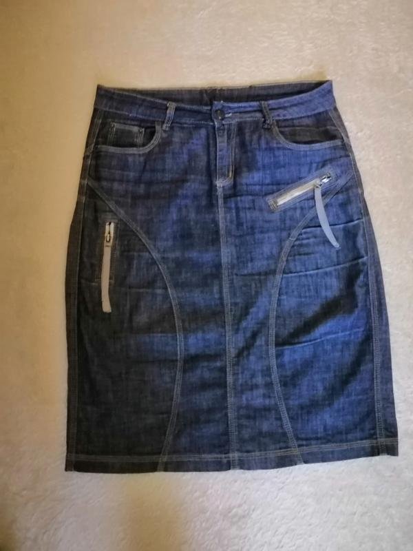 Damen Furla Rock Grau Denim 50-52