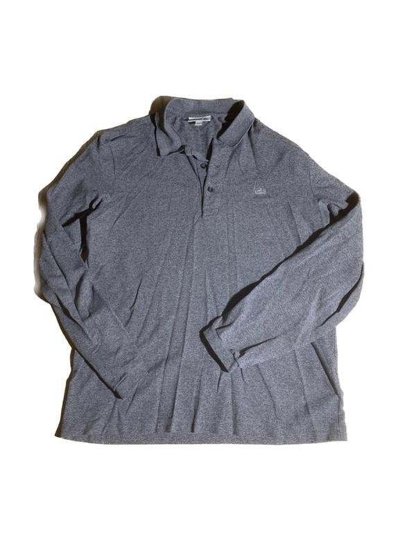 Homme Lacoste Polo Gris Coton 38 / M / 46