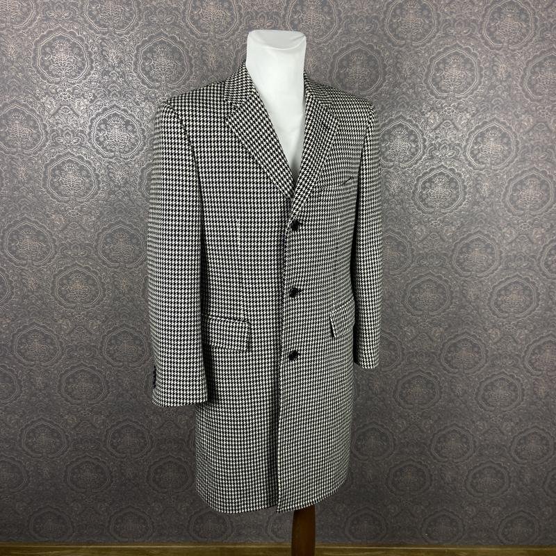 Мужской Suitsupply Пальто Чёрный Шерсть 36 / S /