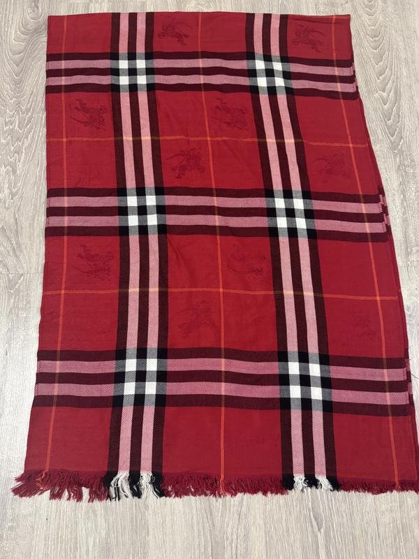 Unisex Burberry Sciarpa Rossa