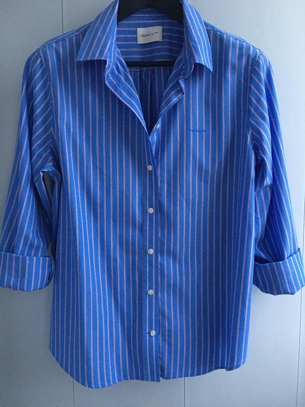 Женская Gant Сорочка Голубая Хлопок 36 / S / 44