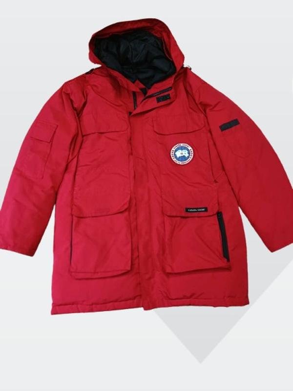 Uomo Canada Goose Parka Rosso Nylon 40 /L / 48