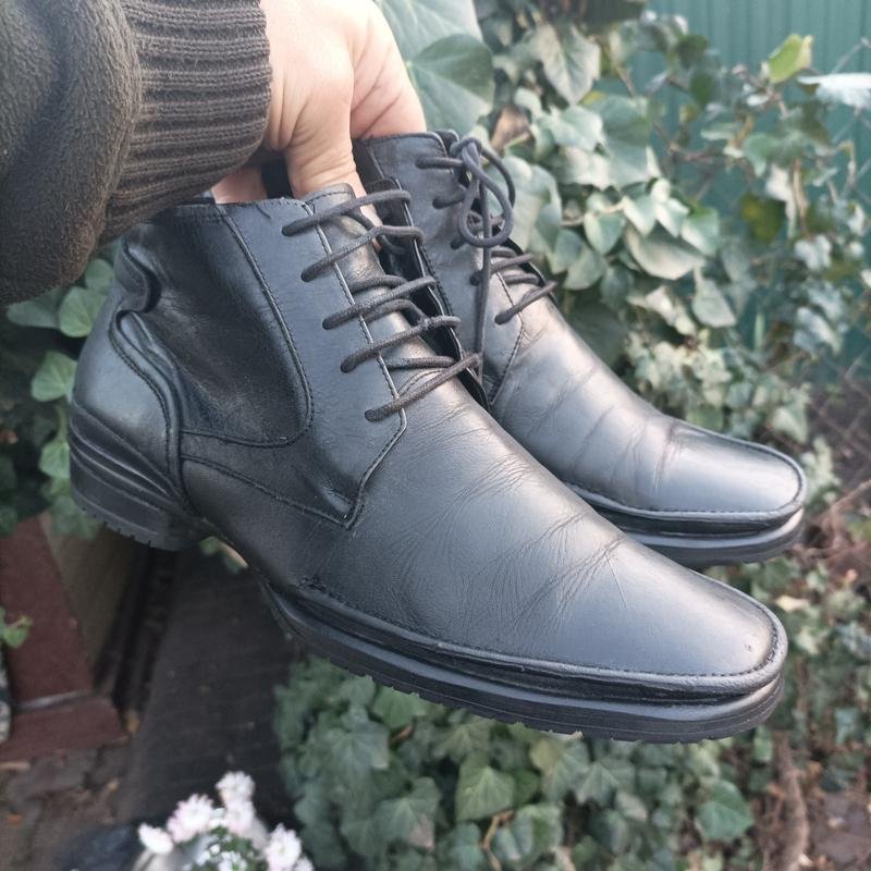 Женские Dino Ricci Ботинки Чёрные Кожа 39