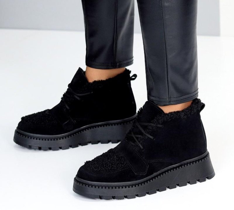 Donna Iceberg Stivali Nero Camoscio 38