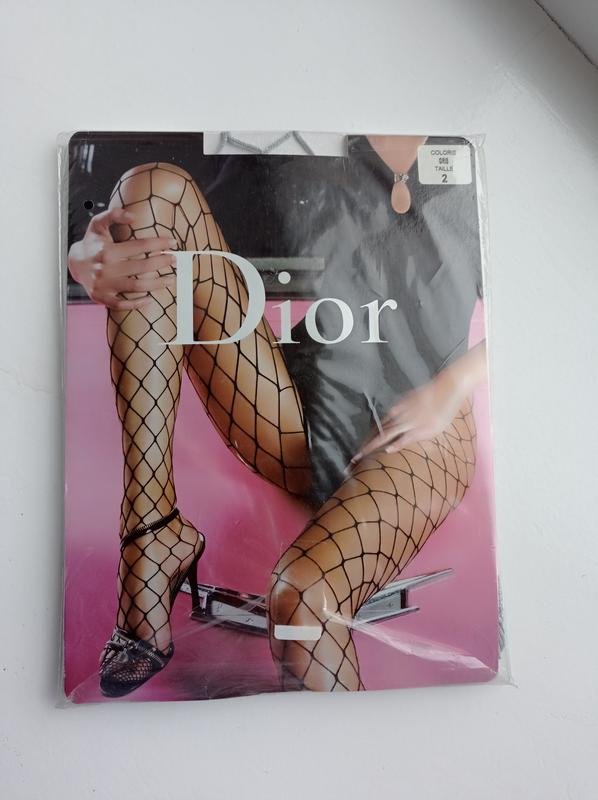 Women Christian Dior Tights Grey 36 / S / 44