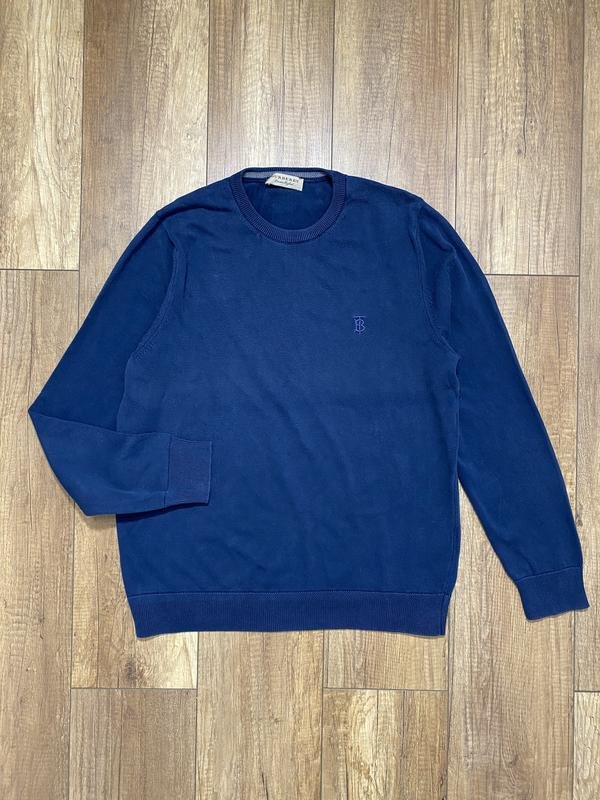 Herren Burberry Pullover Marineblau 42 / XL / 50