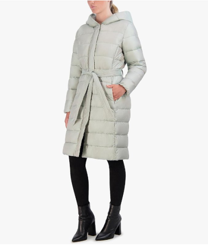 Женская Cole Haan Куртка Серый Полиэстер 40 / L /