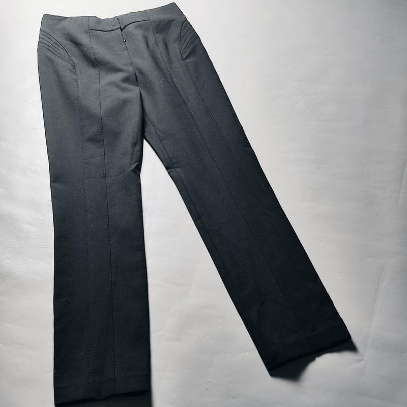 Damen Brioni Hose Schwarz Wolle 38 / M / 46