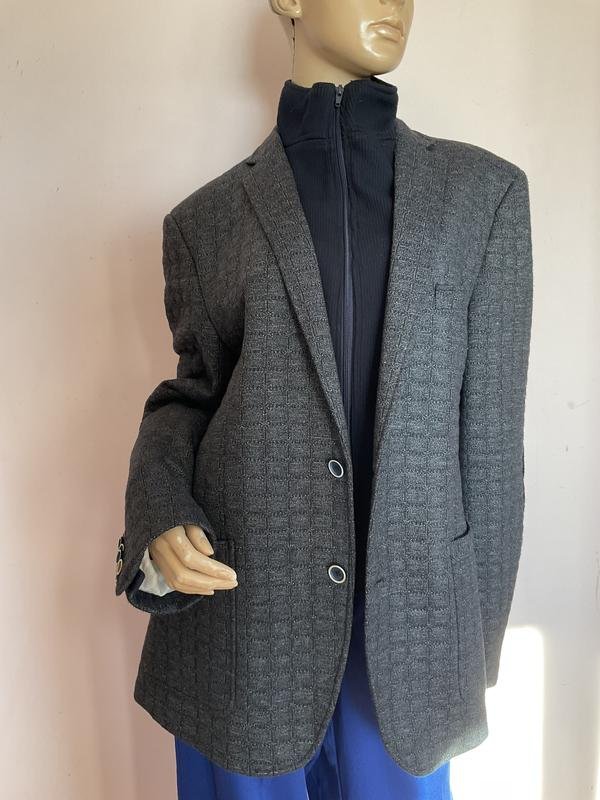 Homme Common Sense Veste Grise Polyester 48 / 4XL