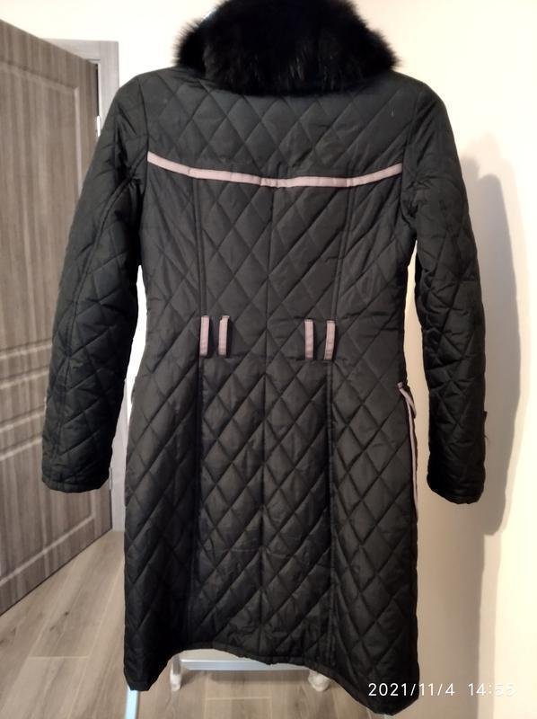 Женский Пуховик Чёрный Искусственные 36 / S / 44