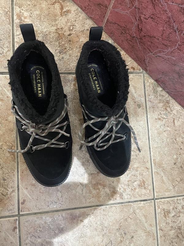 Femme Cole Haan Bottes Noir Suède 39.5