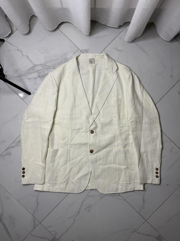 Women Martina Vidal Venezia Blazer White Linen 40