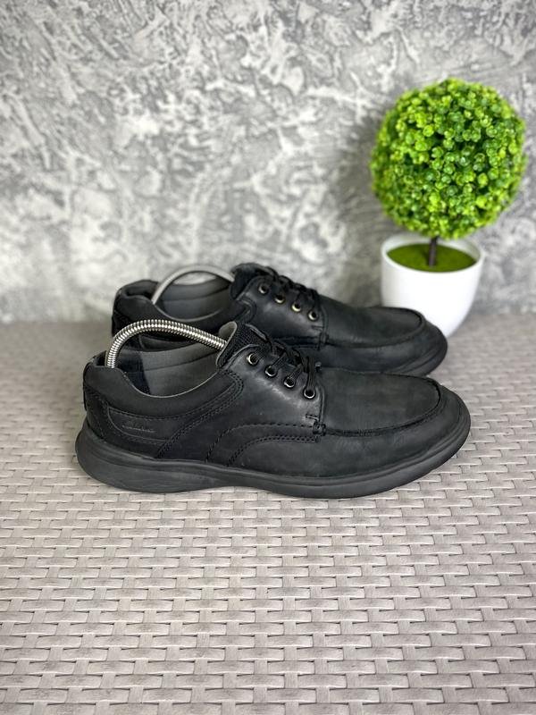 Homme Clarks Bottes Noires Cuir 42