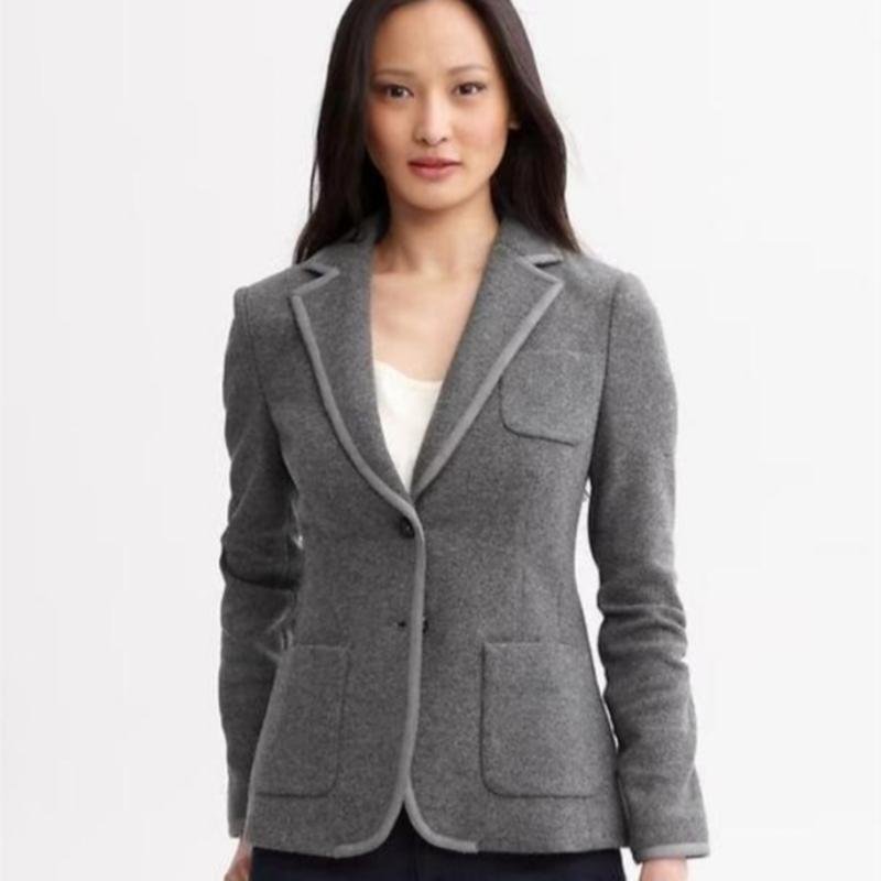 Donna Banana Republic Blazer Grigio 36 / S / 44