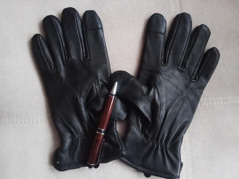 Homme Camel Active Gants Noir Cuir XL