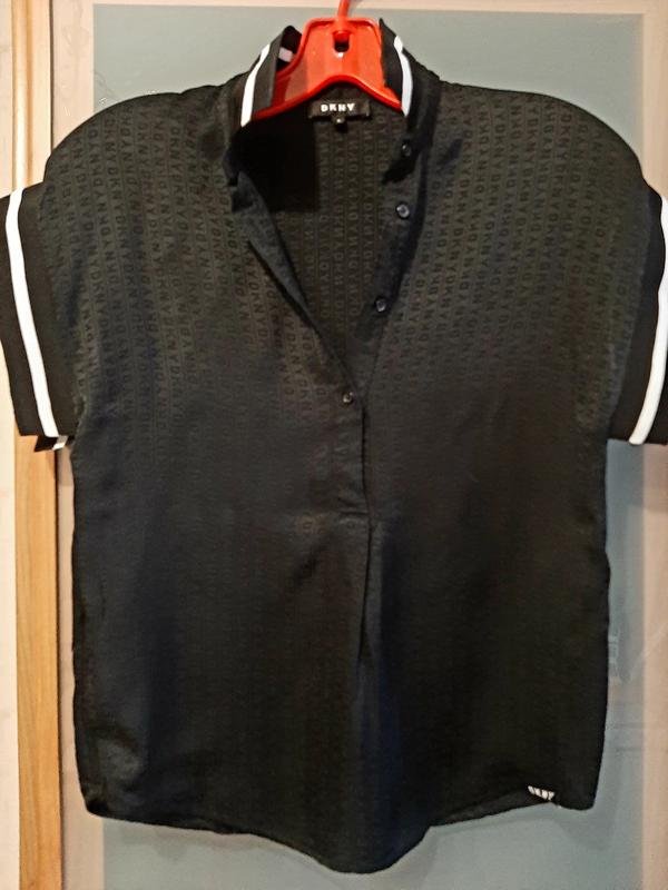 Женская DKNY Рубашка Чёрный Трикотаж 34 / XS / 42