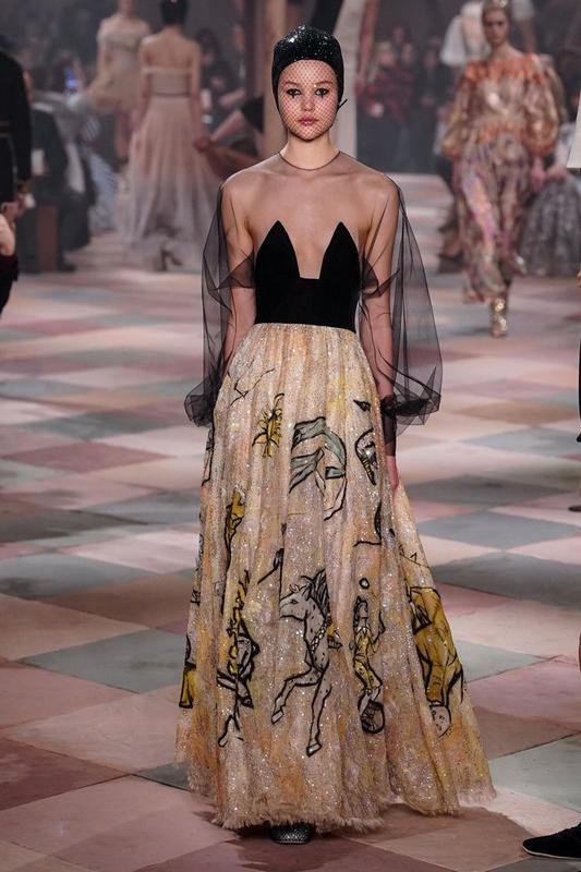 Женская Christian Dior Юбка Разноцветный 38 / M /