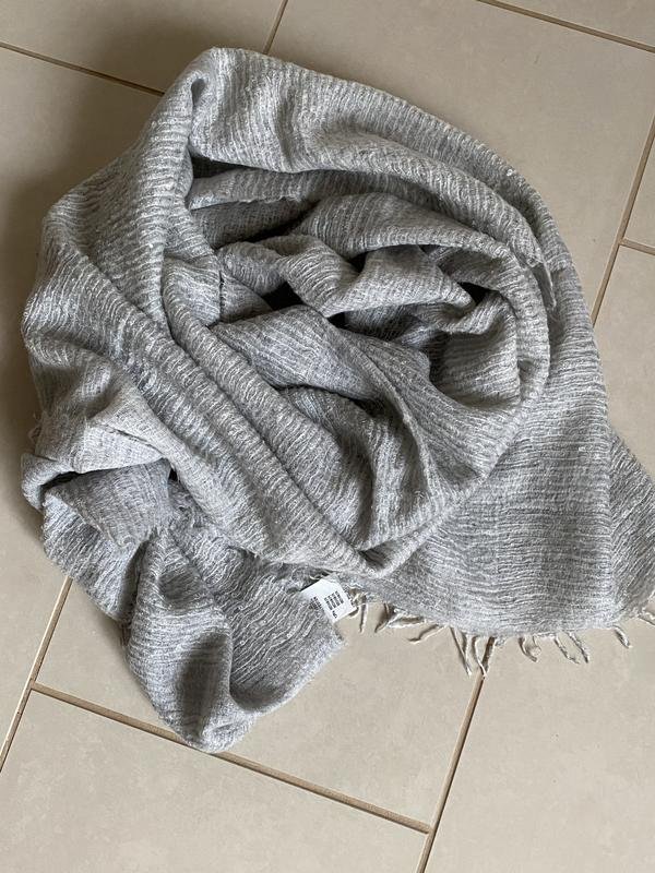 Women Fabiana Filippi Scarf Grey Wool 56x200