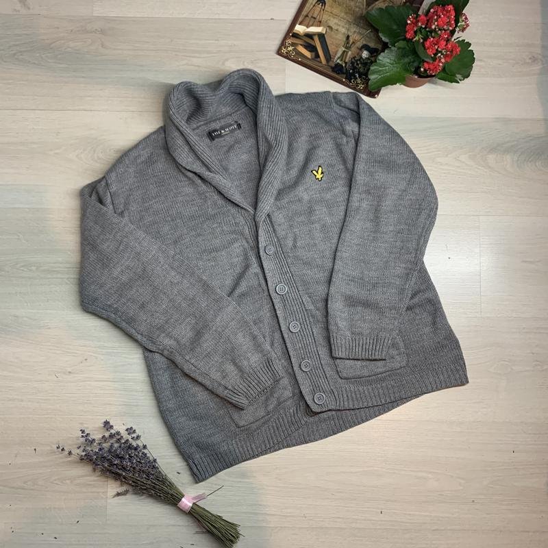 Женский Lyle & Scott Свитер Серый Акрил S-M