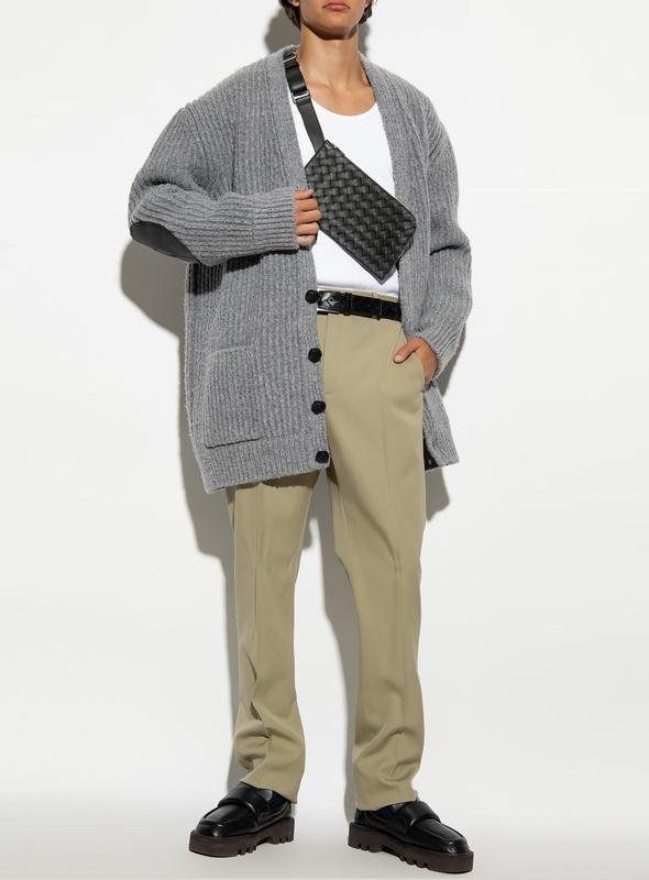 Homme Bottega Veneta Pull Gris Laine 38 / M / 46