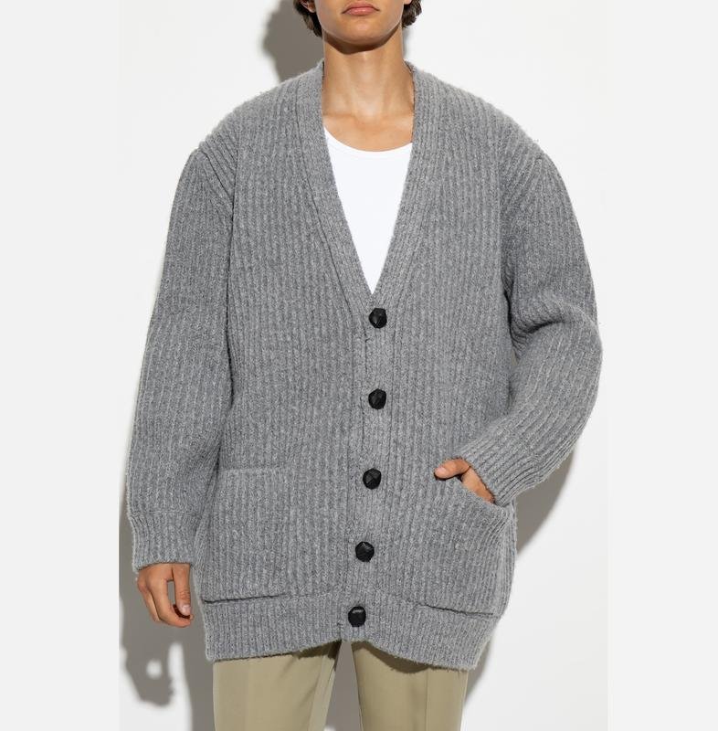 Homme Bottega Veneta Pull Gris Laine 38 / M / 46