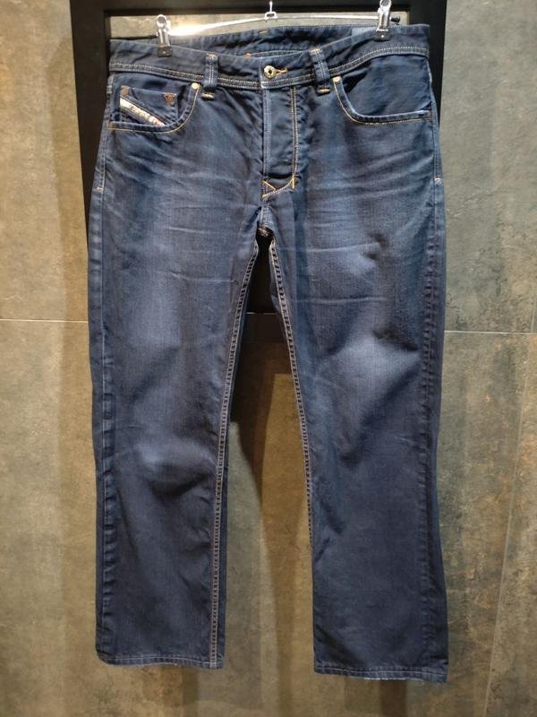 Uomo Diesel Jeans Blu Navy Cotone W34L32