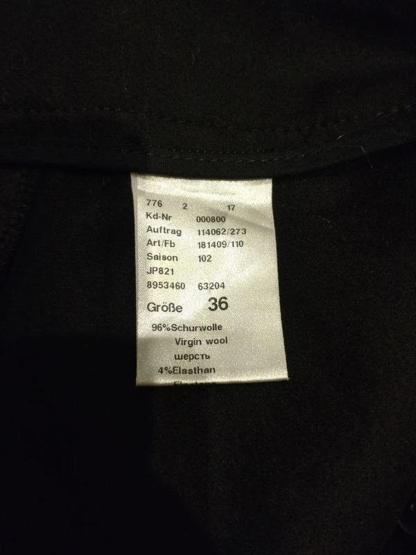 Women JOOP! Trousers Black Wool 36