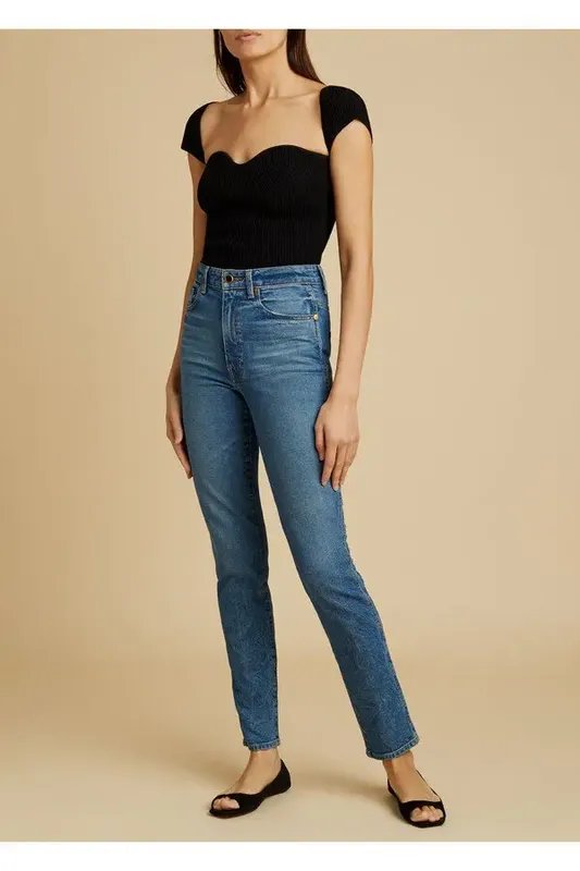 Femme KHAITE Jeans Bleu Marine 27 / S