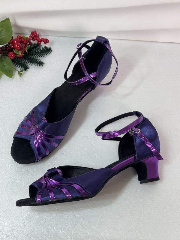 Women Heels Navy Velvet 41
