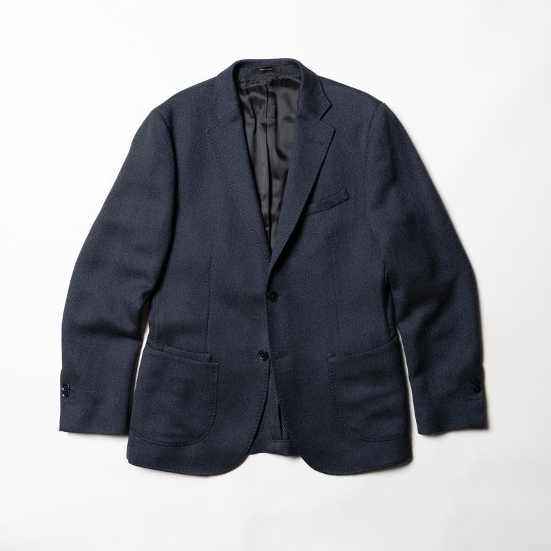 Herren Massimo Dutti Sakko Marineblau Extrafeine