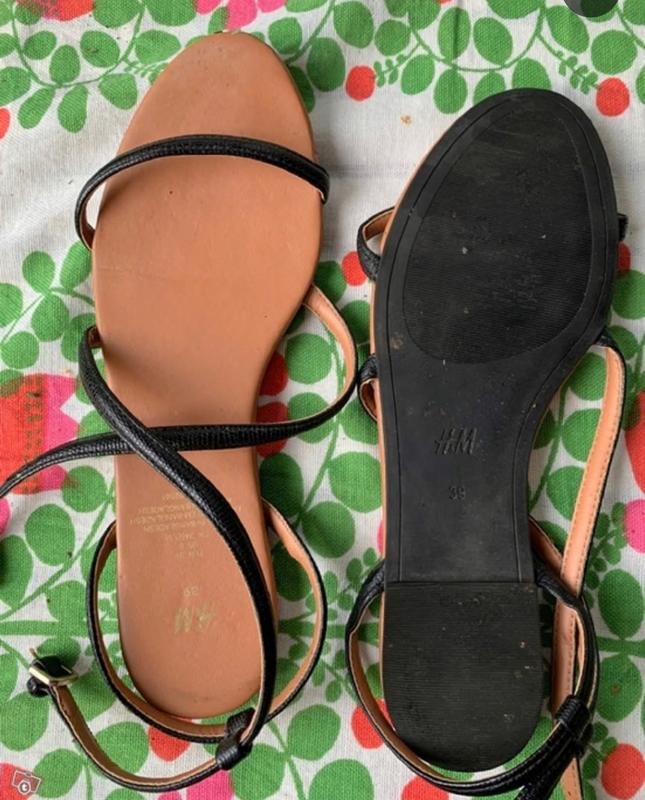 Femme H&M Sandales Marron Synthétique 39
