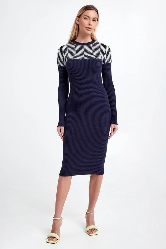 Женское Sportmax Платье Синий Акрил 36 / S / 44