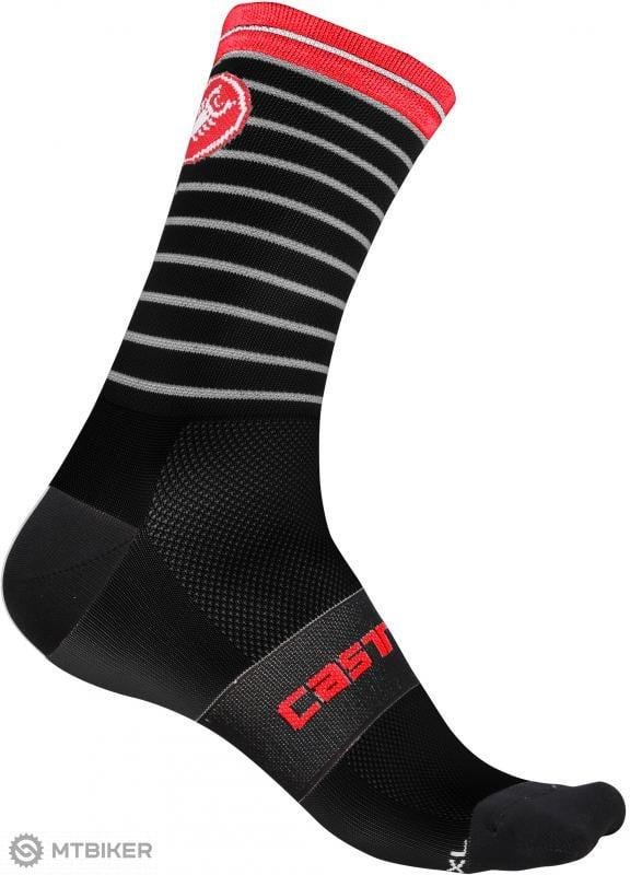 Men Castelli Socks Black 44