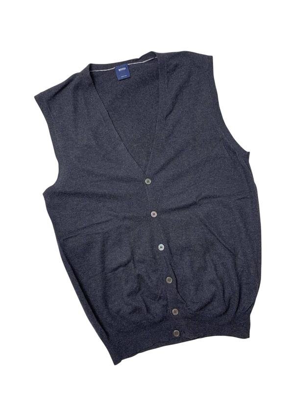 Мужской Boggi Milano Жилет Серый Шерсть 38 / M /