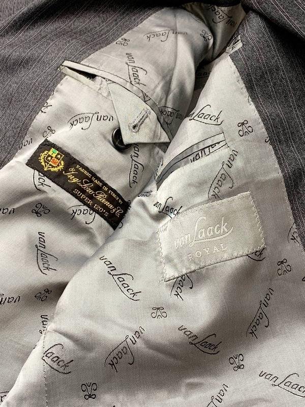 Homme Van Laack Blazer Gris Laine 38 / M / 46