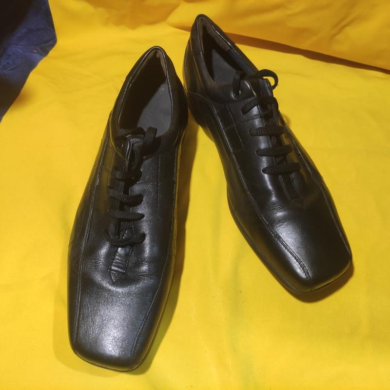 Homme Gabor Talons Noir Cuir 44.5