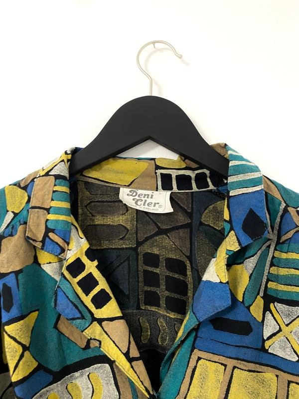 Мужской ACW85 Рубашка Тёмно-синий Хлопок L