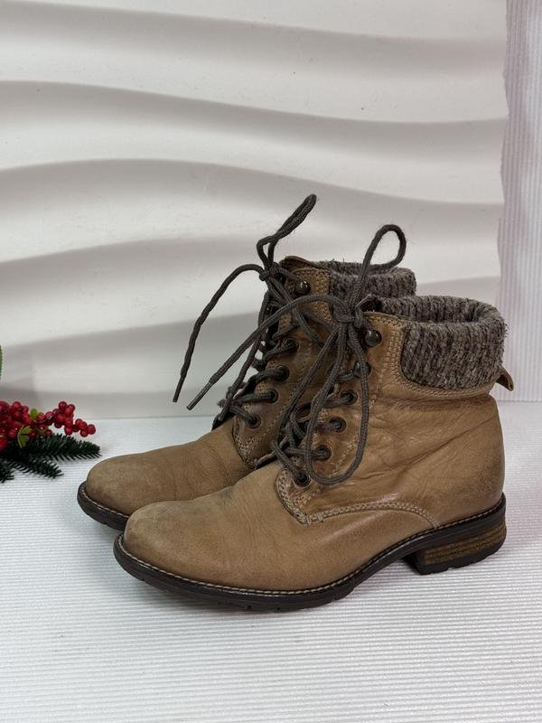 Женские Roberto Santi Ботинки Коричневый Кожа 37