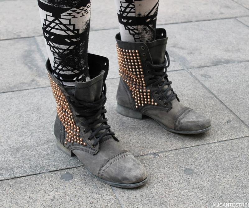 Women Steve Madden Boots Khaki Leather 40.5