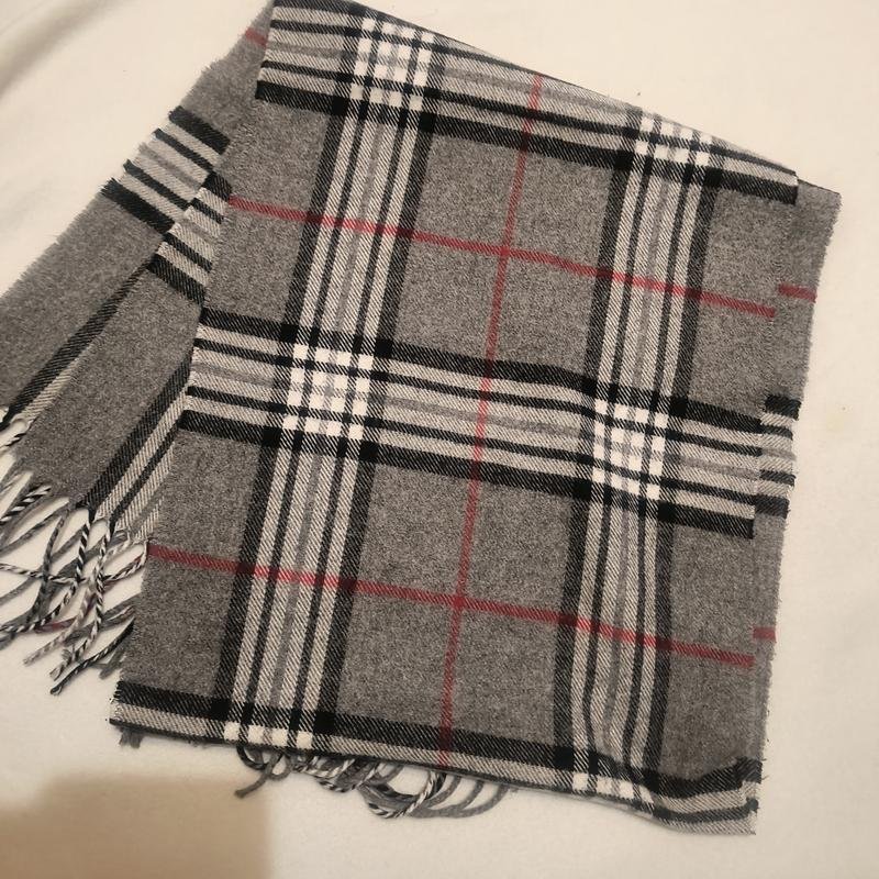 Мужской Burberry Шарф Серый