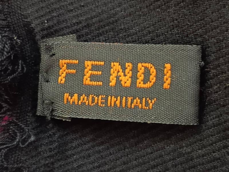 Écharpe Fendi Noir Coton