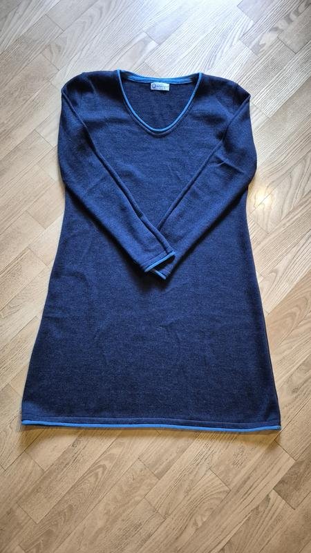 Женское Платье Серое Шерсть 42 / XL / 50