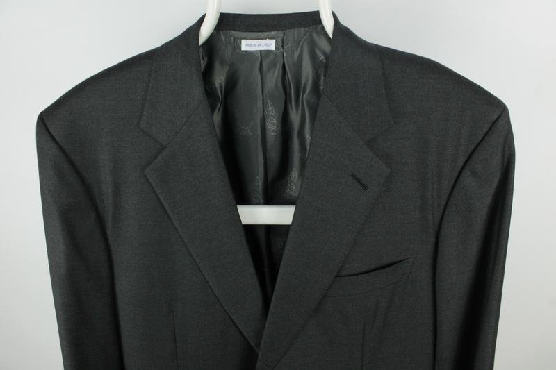 Мужской Brioni Пиджак Серый Шерсть 40 /L / 48