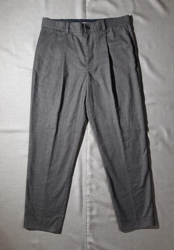 Uomo Club Monaco Pantaloni Grigio Viscosa 30 / S /
