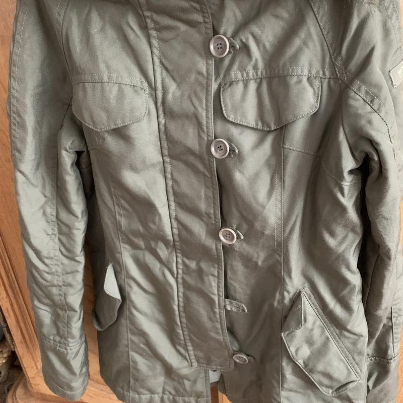 Women Woolrich Jacket Khaki 36 / S / 44